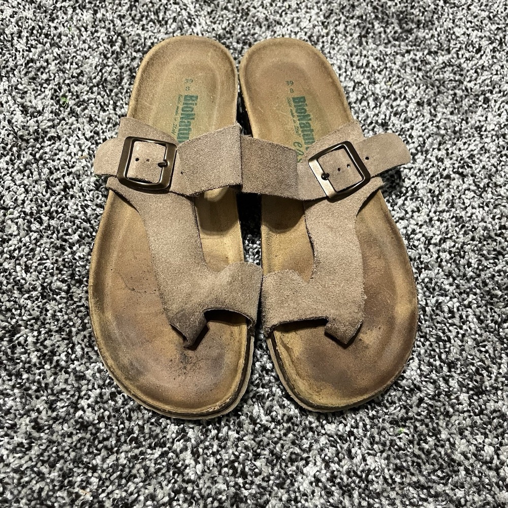 BioNatura easy Made in Italy Leather Sandal Women's EU 39 US 8 Brown